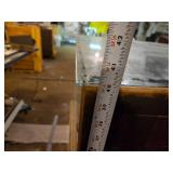 Large Vintage Glass Top and Wood Shop or Store Counter