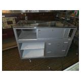 48" Wide Glass Retail Display with Light Fixture Inside