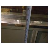 48" Wide Glass Retail Display with Light Fixture Inside