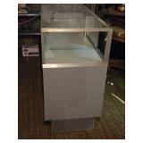 60" Wide Glass Retail Display with Light Fixture Inside