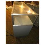 60" Wide Glass Retail Display with Light Fixture Inside