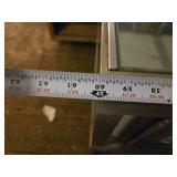 60" Wide Glass Retail Display with Light Fixture Inside