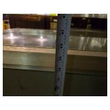 60" Wide Glass Retail Display with Light Fixture Inside