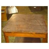 Mersman Side Table on Wheels  - One wheel falls out easily