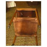 Mersman Side Table on Wheels  - One wheel falls out easily