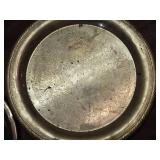 Silver Plate Tea Pot, Cream and Sugar Servers, Trays