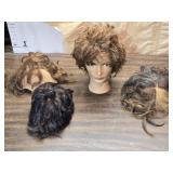 Cosmetology Hairstylist Practice Head with Many Different Hair Styles