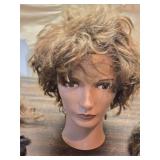 Cosmetology Hairstylist Practice Head with Many Different Hair Styles