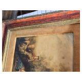 Pair of Antique Framed Genre Scene Prints