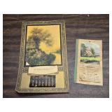 1931 Litchfield Produce Calendar & 1937 EF Pierson & Co. Calendar