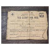 Early Civil Defense Literature for Fire and Nuclear Attack and War Rations Book