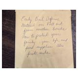Early Civil Defense Literature for Fire and Nuclear Attack and War Rations Book