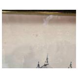 12x16 London Scenes Prints St. Pauls Cathedral of London & Big Ben