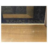 Richard Brown ATT Telephone Operator Litho - Some Scratches Please see Pics