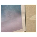 Signed Print of Ducks on Flight Numbered 158/500 - Some Wrinkling