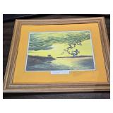 Lot of 3 Duck Related Prints - Sensing Danger Rhynard 1991 and 2 by Peter Moustakos