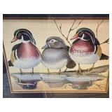 Lot of 3 Duck Related Prints - Sensing Danger Rhynard 1991 and 2 by Peter Moustakos