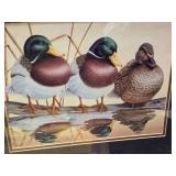 Lot of 3 Duck Related Prints - Sensing Danger Rhynard 1991 and 2 by Peter Moustakos