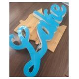 30" x 17" - MN Lake - Wood & Metal Sign