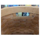 Large 14" x 11" Woven Basket with Square Bottom and Handles - Great Storage & Display