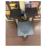 Set of 3 -12" Pillars for Candles or Re Purpose - Great Decor