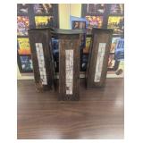 Set of 3 -12" Pillars for Candles or Re Purpose - Great Decor