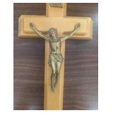 True Original Crucifix - 13" - With Candles and Holy Water Bottle