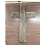 Set of 4 - Repurposed Wood Crosses - Wall, Garden, Fence Hangers