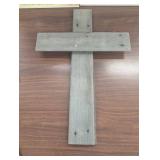 Set of 4 - Repurposed Wood Crosses - Wall, Garden, Fence Hangers