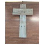Set of 4 - Repurposed Wood Crosses - Wall, Garden, Fence Hangers