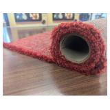 58" Upholstery Roll - Stylish Red Denim Like Material