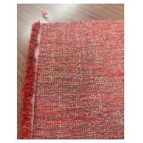 58" Upholstery Roll - Stylish Red Denim Like Material