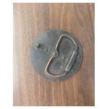 3 Brass Belt Buckles - Colt Revolvers, Oshkosh Trucks, Unknown