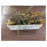 2 Faux Green Decor Wall & Table