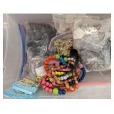 Bin of Jewelry - Hand Made ready to wear/sell - Kits and sets to build your own