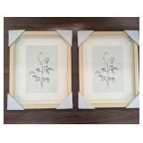 Set of 2 - Framed Under Glass Art - 11x14 - Threshold