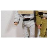 Pair of 10" Lone Ranger and Tanto Action Figure Dolls-1973
