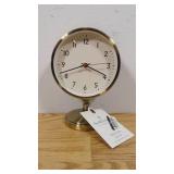Brass Pedestal Table Clock Antique Finish - Hearth & Hand™ with Magnolia