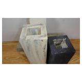 Lot of 4 Farmhouse Wooden Decorative Shelf Pieces