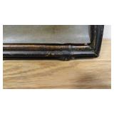 Medium Bamboo Style Placard with Rooster Print