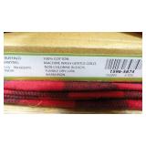 Red Black Buffalo Flannel Shirting Fabric