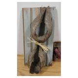 Set of 2 Hand Crafted Wall Decor/ Sign