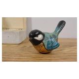 Wood Jewelry Box, Decorative Bird House, and Wood Carved Bird