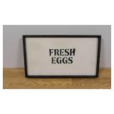 Medium Sized Hand Crafted Kitchen Wall Decor-"Fresh Eggs"