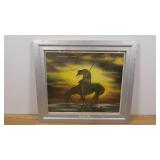 20" x 17.5" "End of Trail" Framed Print