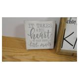 Lot of 5 Teaching & Christian Themed Wall Decor