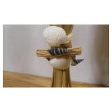 Lot of 4 Mini Tiki Torches-14"