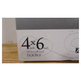 Set of 2 Malden 4x6 Double Horizontal Black Concepts Photo Frame