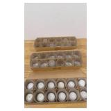 Lot of 36 Frosted Votive Candle Holders