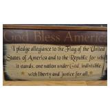 Lot of 2 Medium/Large Christian Themed Wall Art